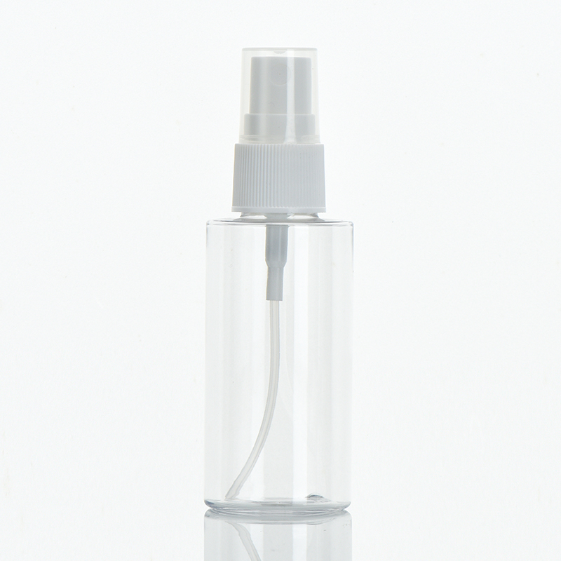 50ml Hot Sell Refillable Transparent Plastic Cosmetic Lotion Bottles With Mist Pump Sprayer